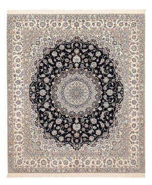 Dywan perski - Nain - Premium - 306 x 254 cm - ciemnoniebieski