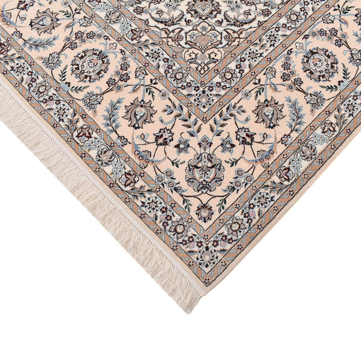 Dywan perski - Nain - Premium - 306 x 254 cm - ciemnoniebieski