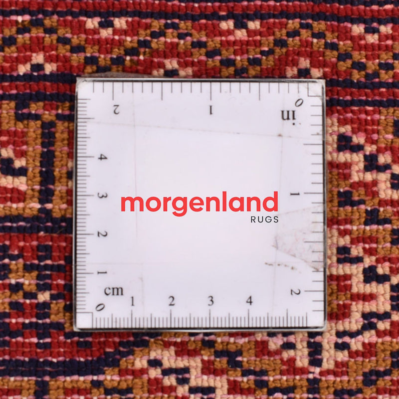 Biegacz Dywan turkmeński - 377 x 104 cm - ciemna czerwień