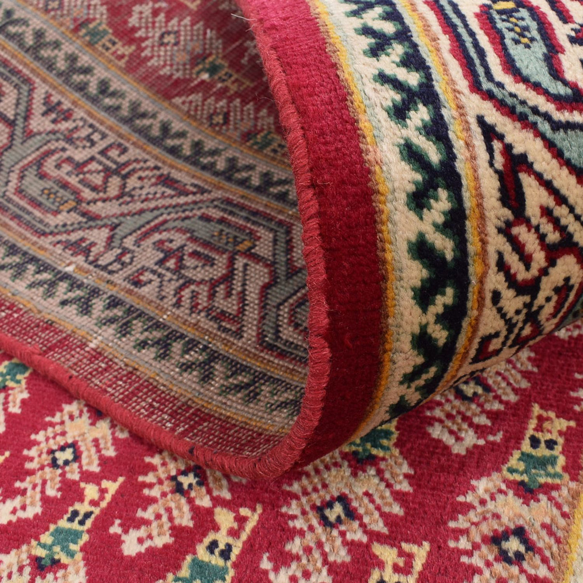 Biegacz Dywan perski - Tabriz - 475 x 99 cm - czerwony