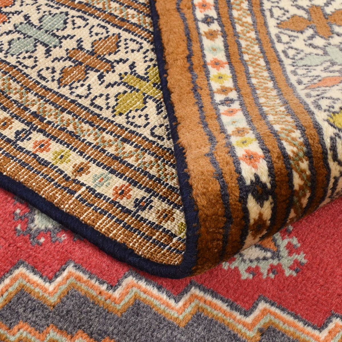 Perski dywan - Nomadyczny - 174 x 135 cm - wielokolorowy