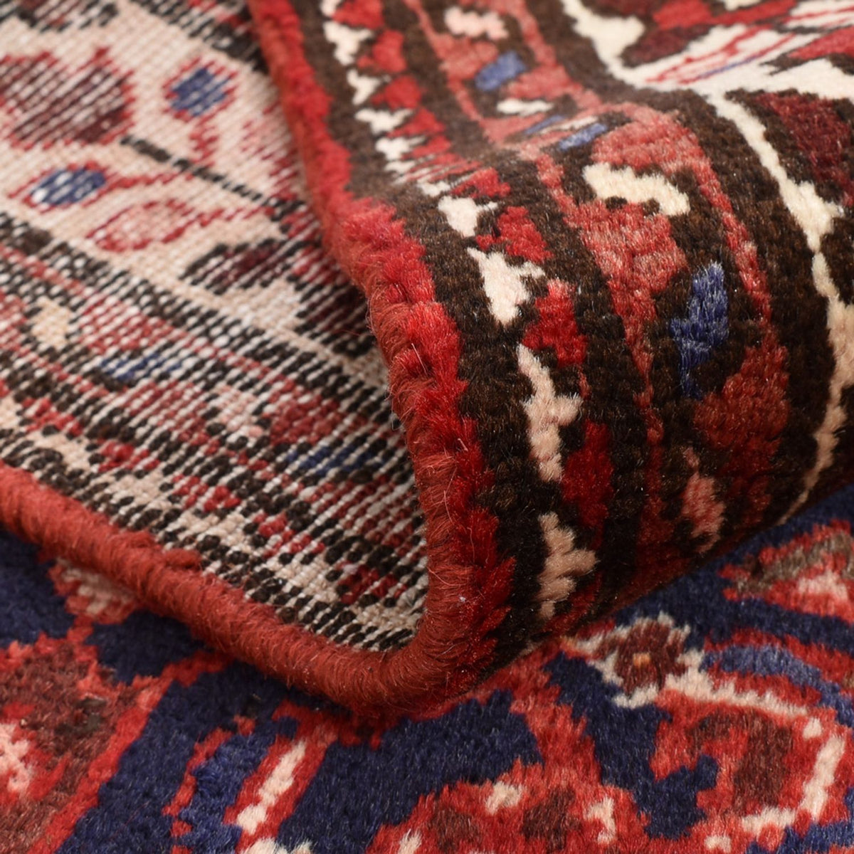 Biegacz Perski dywan - Nomadyczny - 419 x 88 cm - bordowa czerwień