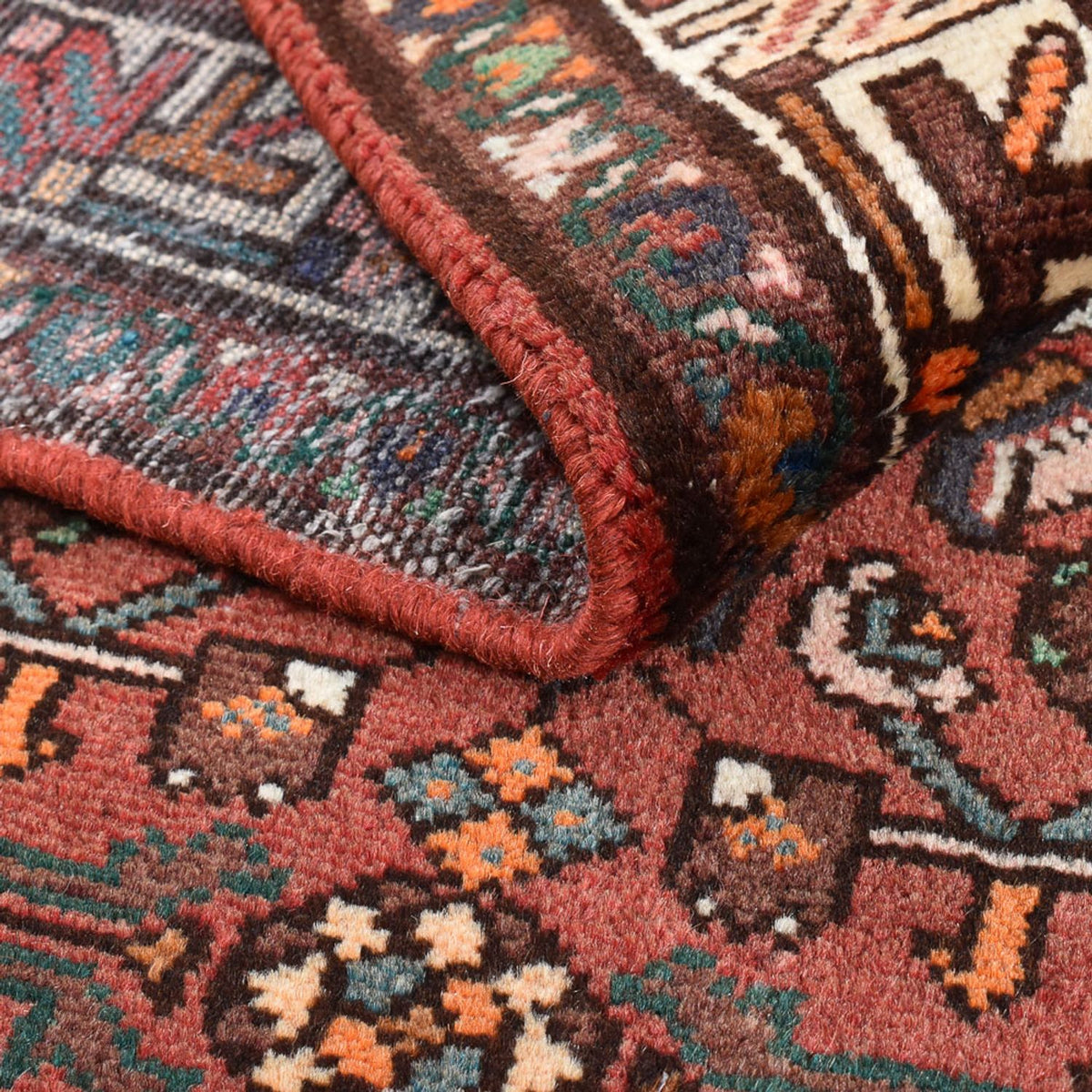 Perski dywan - Nomadyczny - 163 x 100 cm - ciemna czerwień