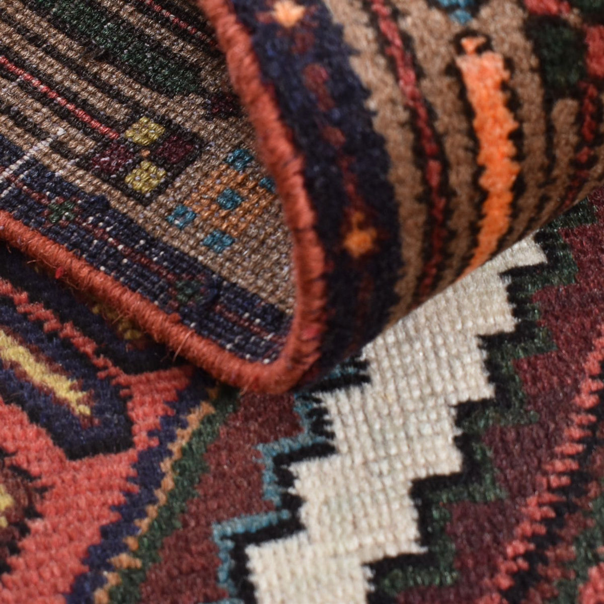 Biegacz Perski dywan - Nomadyczny - 292 x 75 cm - ciemna czerwień