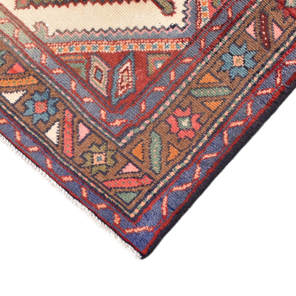 Biegacz Perski dywan - Nomadyczny - 321 x 86 cm - ciemna czerwień