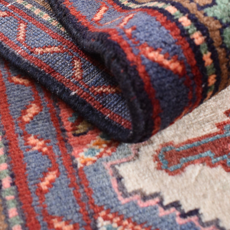 Biegacz Perski dywan - Nomadyczny - 321 x 86 cm - ciemna czerwień