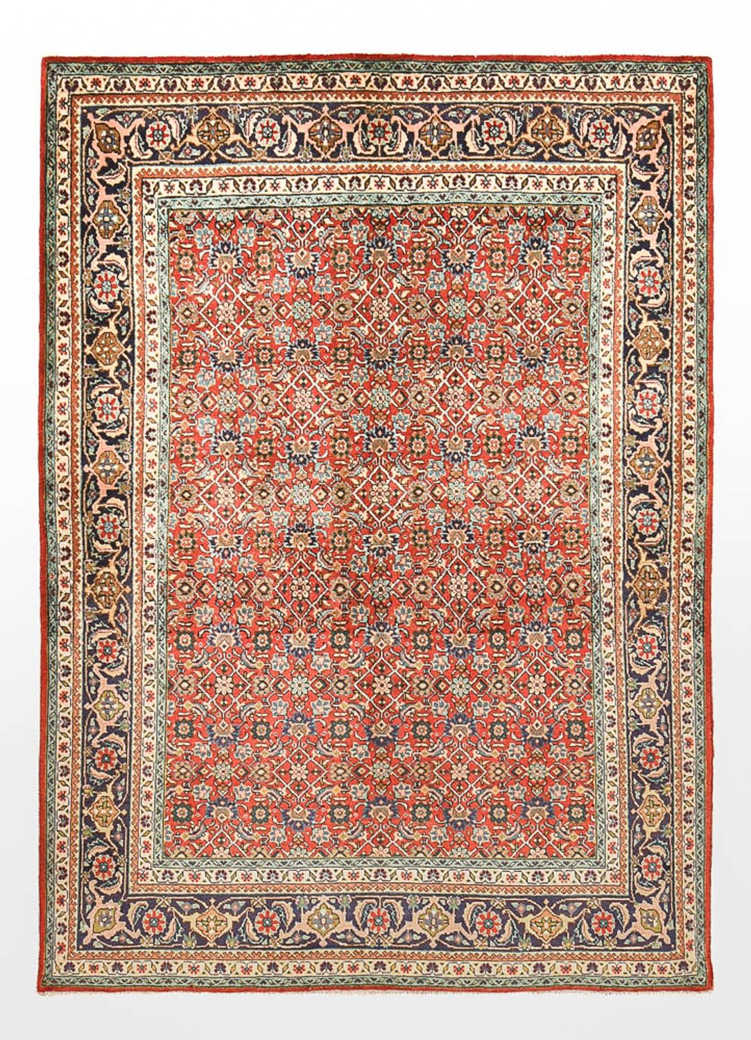 Dywan perski - Tabriz - 200 x 141 cm - wielokolorowy