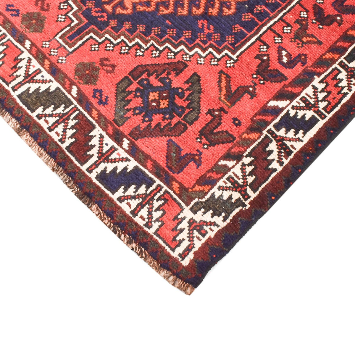 Perski dywan - Nomadyczny - 163 x 112 cm - czerwony