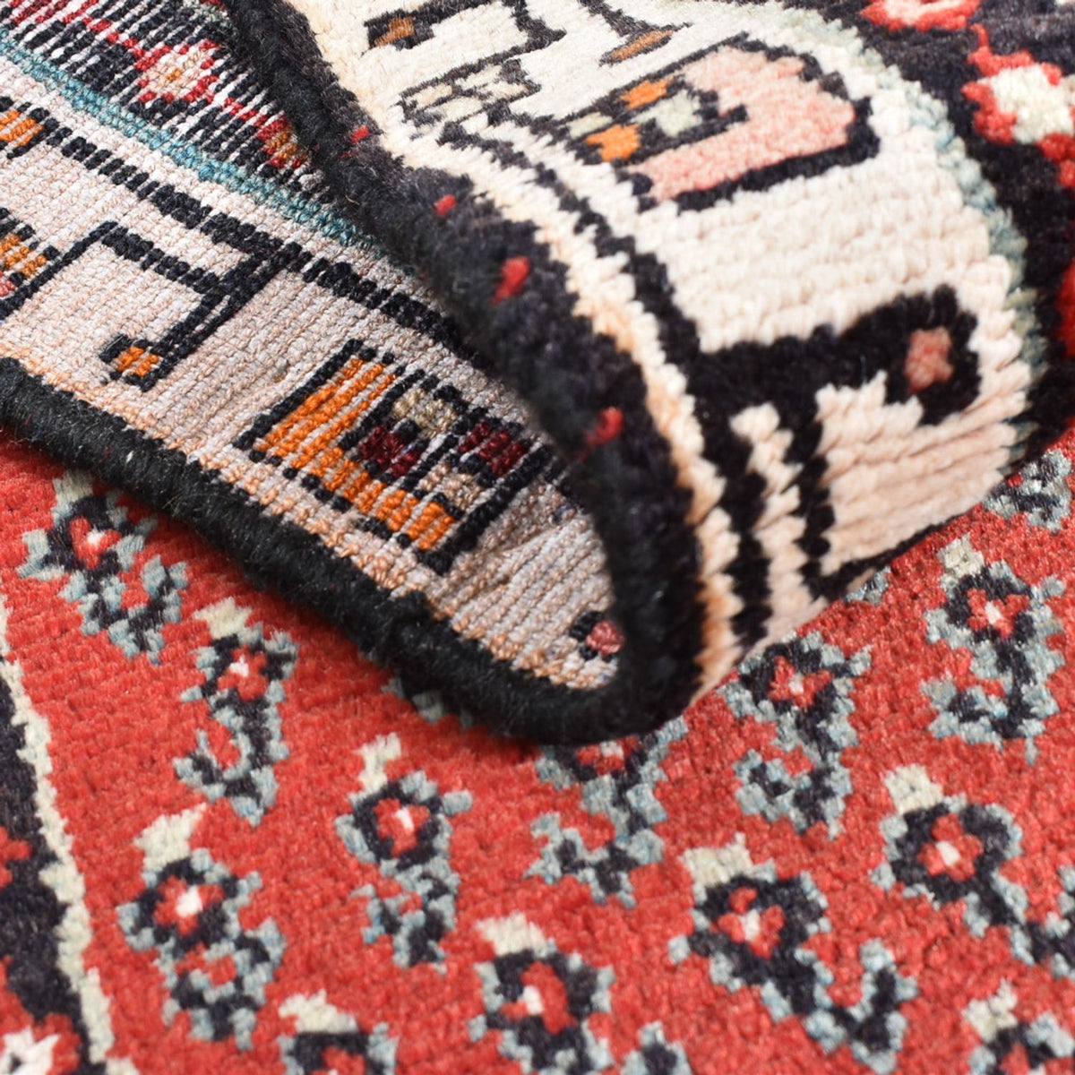 Biegacz Perski dywan - Nomadyczny - 260 x 70 cm - czerwony