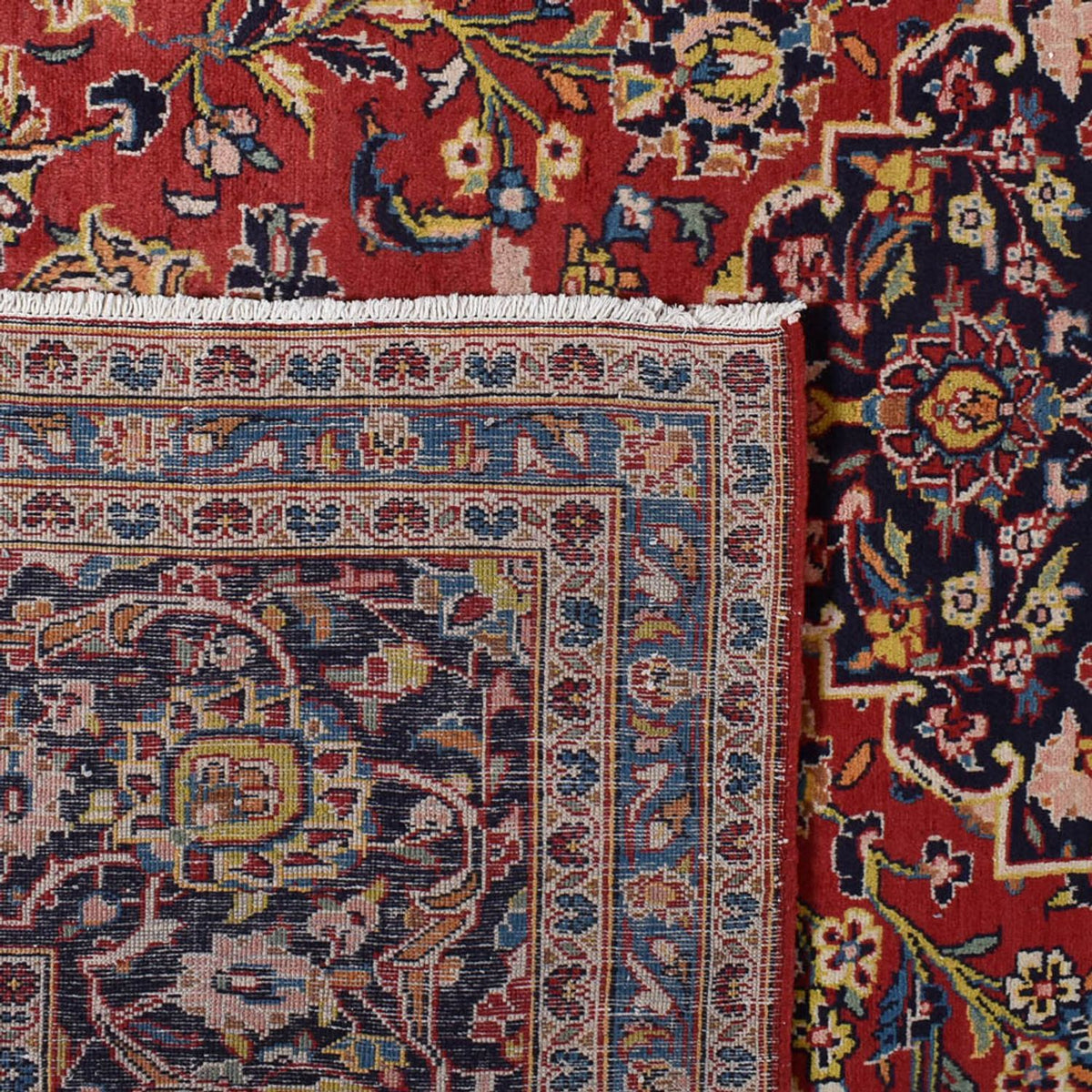 Dywan perski - Keshan - 411 x 293 cm - czerwony