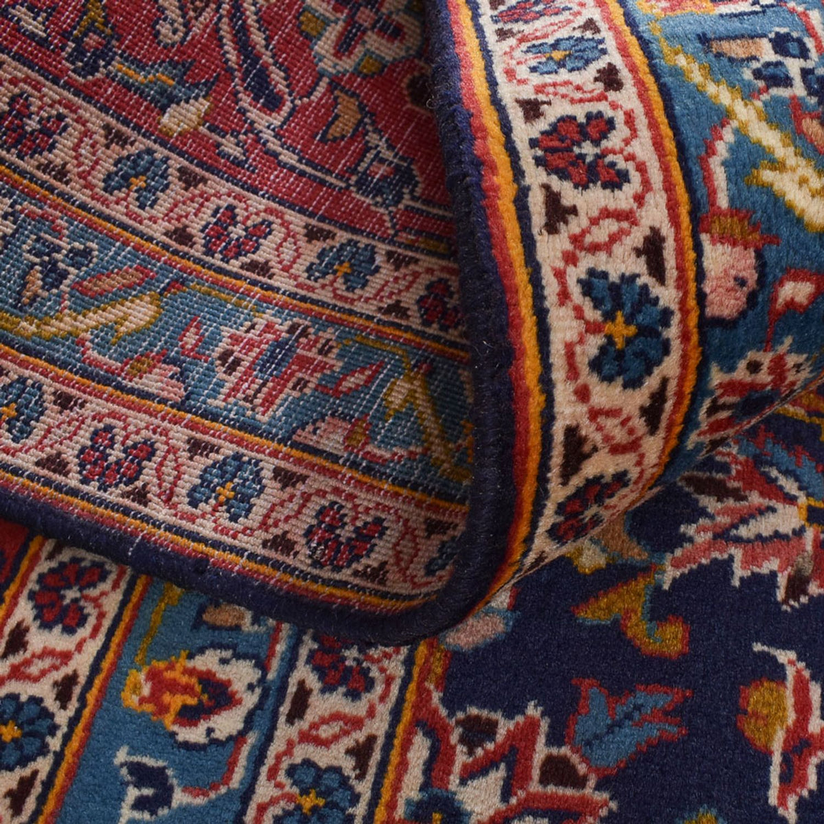 Dywan perski - Keshan - 396 x 289 cm - rdza