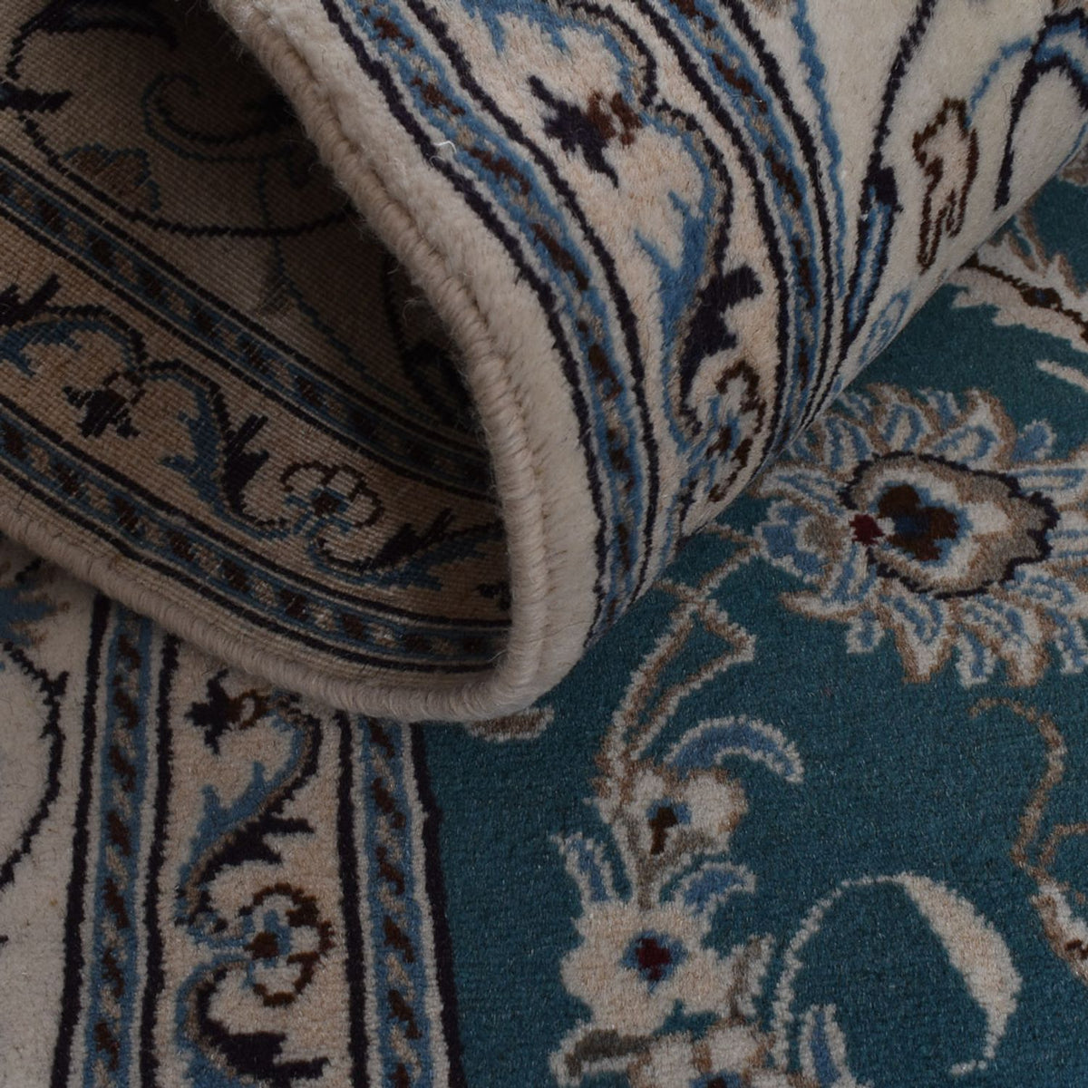 Dywan perski - Nain - 302 x 195 cm - zielona