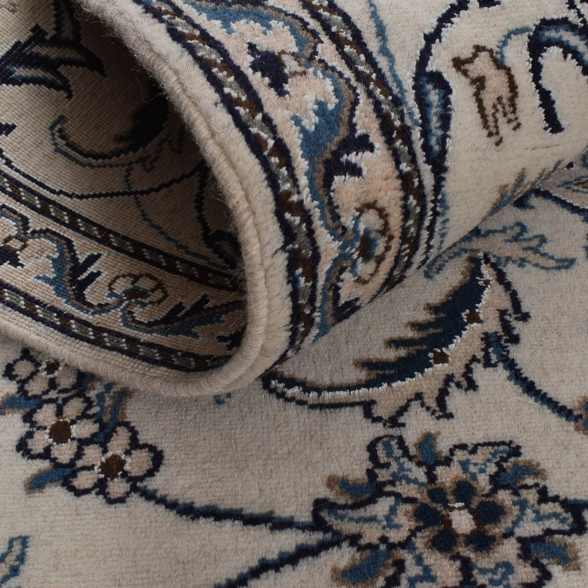 Dywan perski - Nain - 292 x 191 cm - beżowy