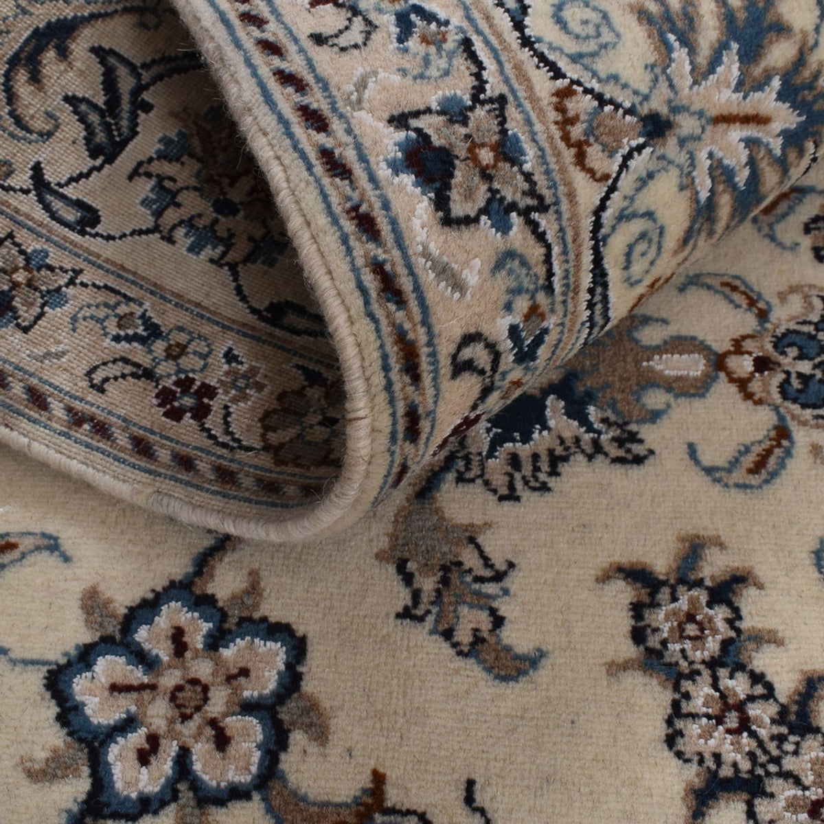 Dywan perski - Nain - 297 x 194 cm - beżowy