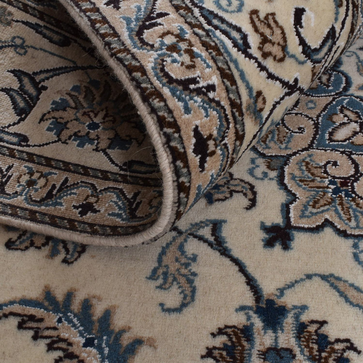 Dywan perski - Nain - 296 x 193 cm - beżowy