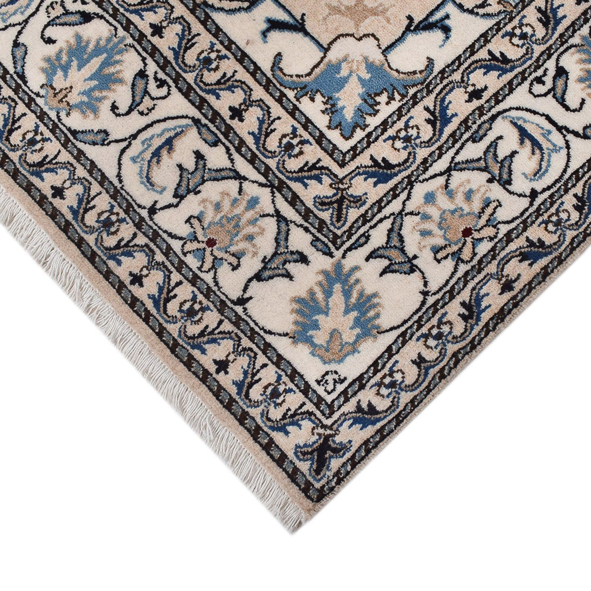 Dywan perski - Nain - 205 x 147 cm - kremowy