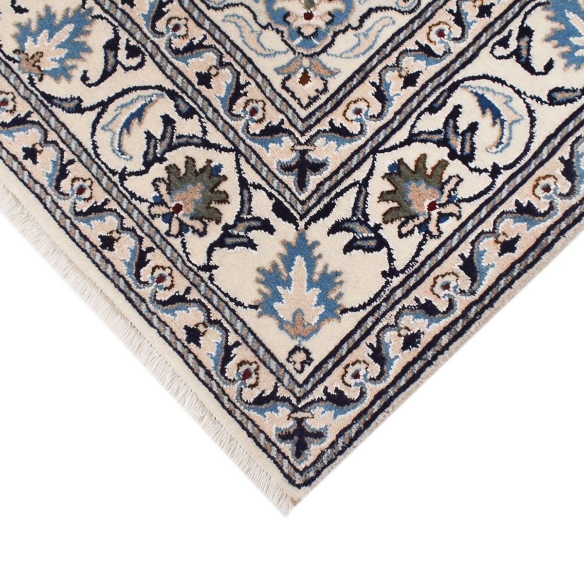 Dywan perski - Nain - 202 x 146 cm - kremowy