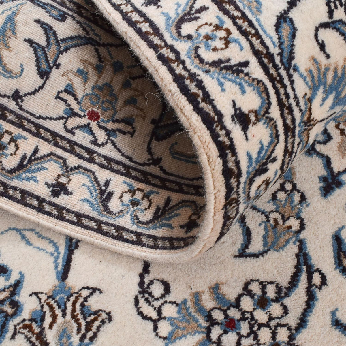 Dywan perski - Nain - 218 x 150 cm - kremowy