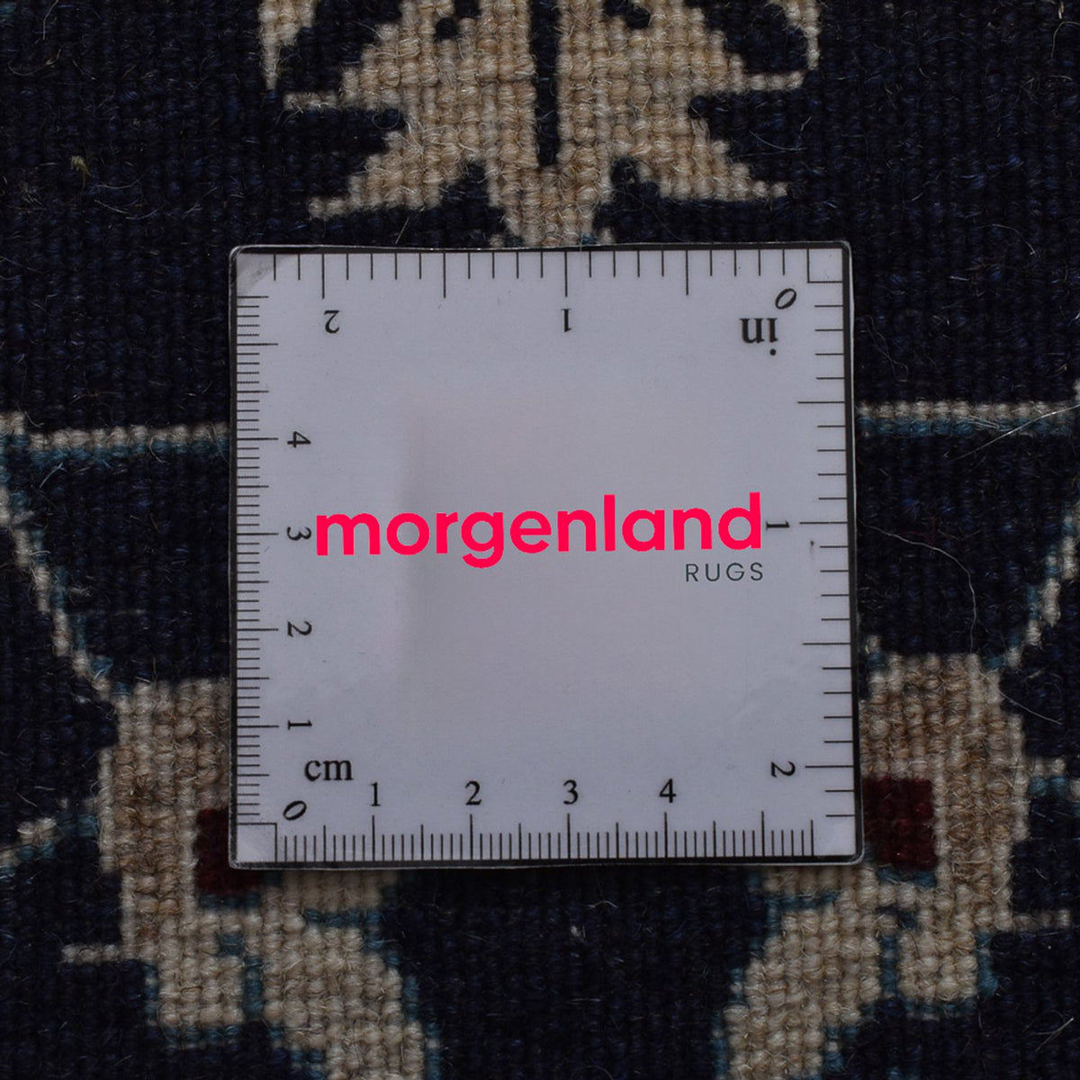 Dywan perski - Nain - 138 x 67 cm - ciemnoniebieski