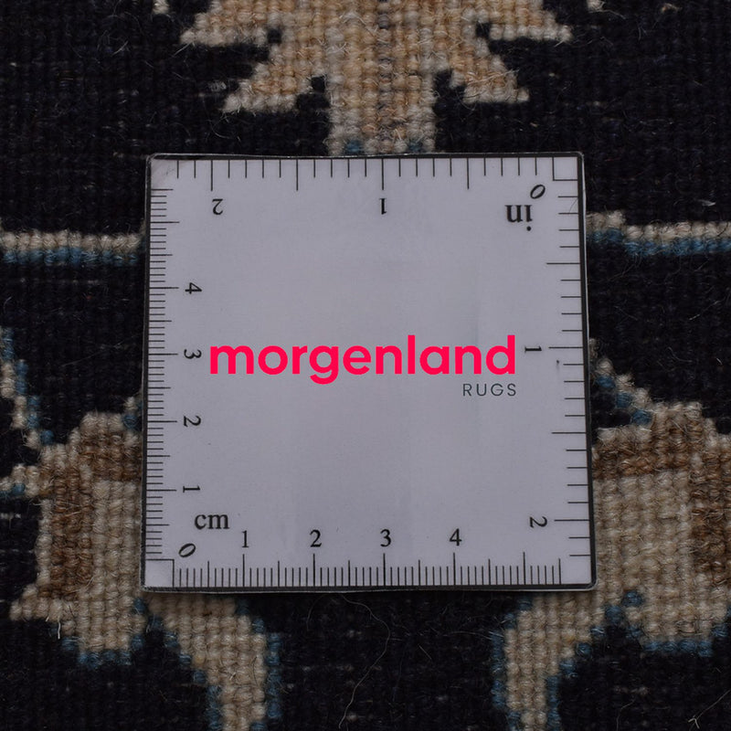 Dywan perski - Nain - 132 x 72 cm - ciemnoniebieski