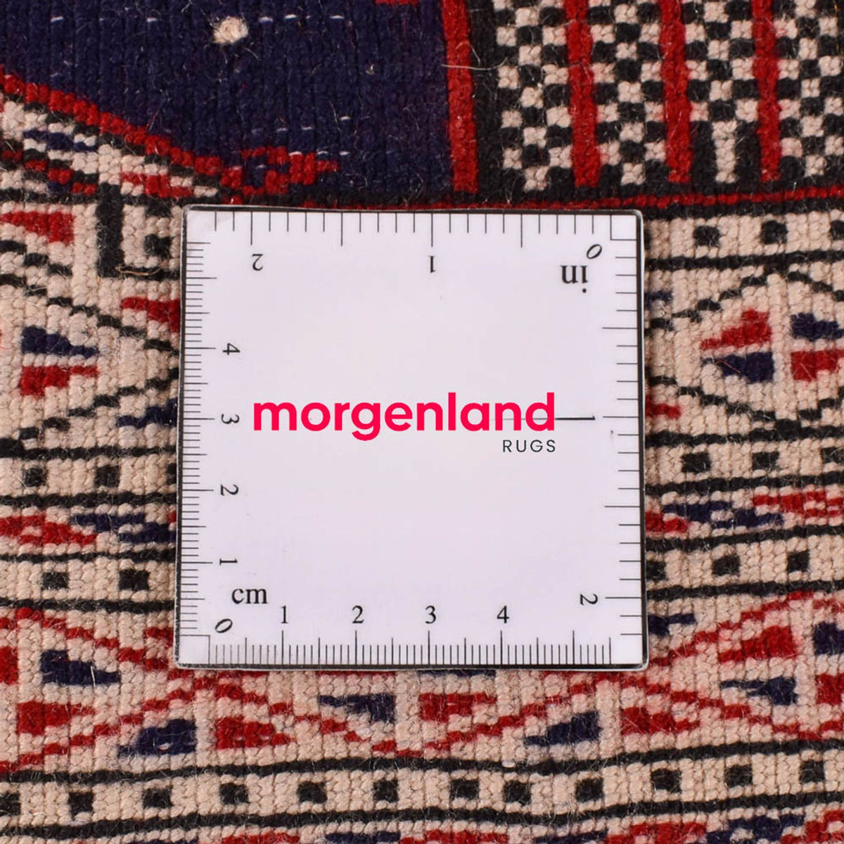 Dywan turkmeński - 175 x 125 cm - ciemnoniebieski