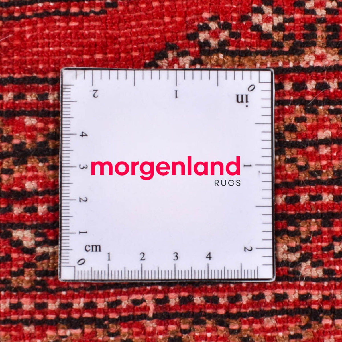 Dywan turkmeński - 189 x 130 cm - czerwony