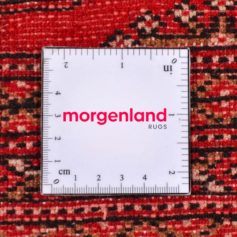 Dywan turkmeński - 189 x 130 cm - czerwony