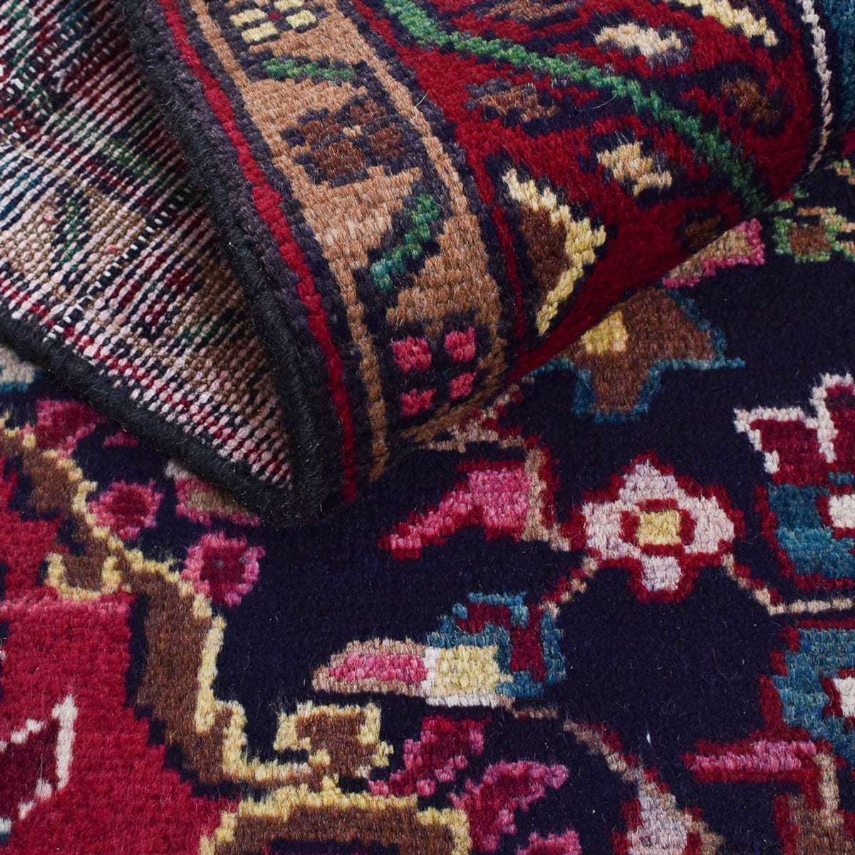 Perski dywan - Nomadyczny - 180 x 108 cm - ciemnoniebieski