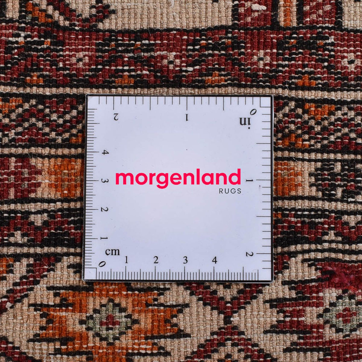 Dywan turkmeński - 204 x 121 cm - beżowy