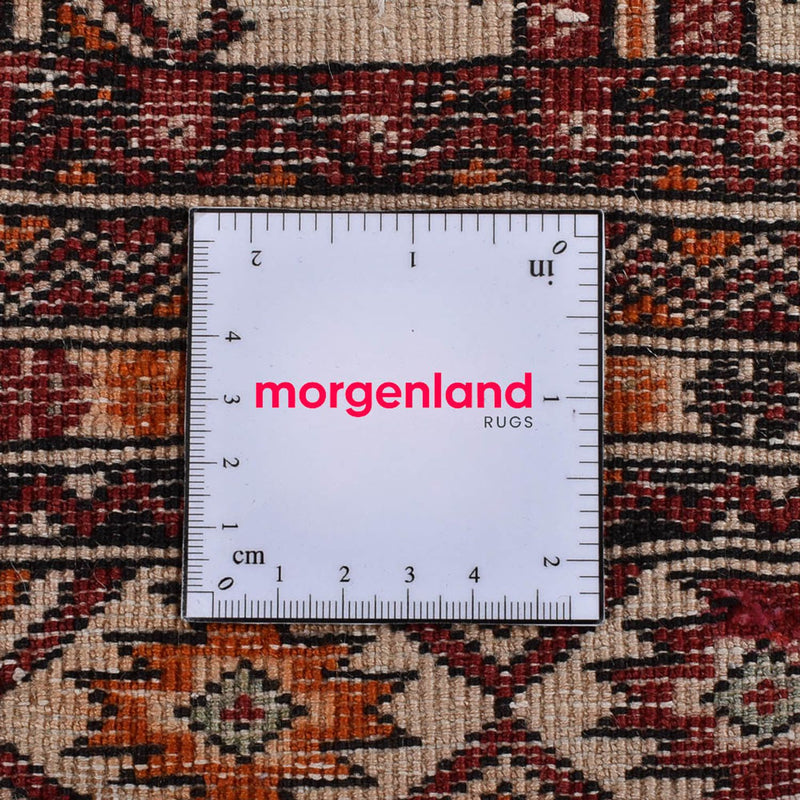 Dywan turkmeński - 204 x 121 cm - beżowy