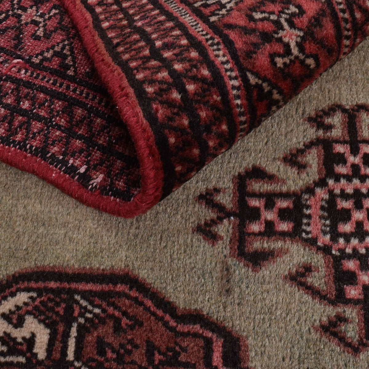 Dywan turkmeński - 178 x 131 cm - wielokolorowy