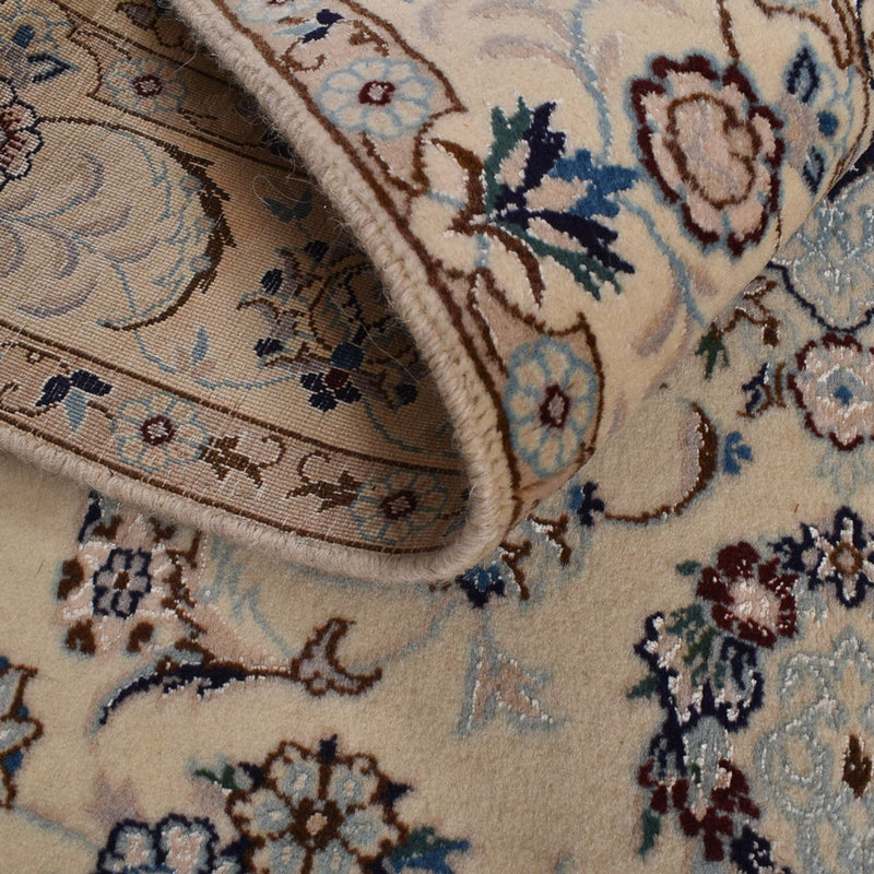 Dywan perski - Nain - Królewski - 204 x 126 cm - beżowy