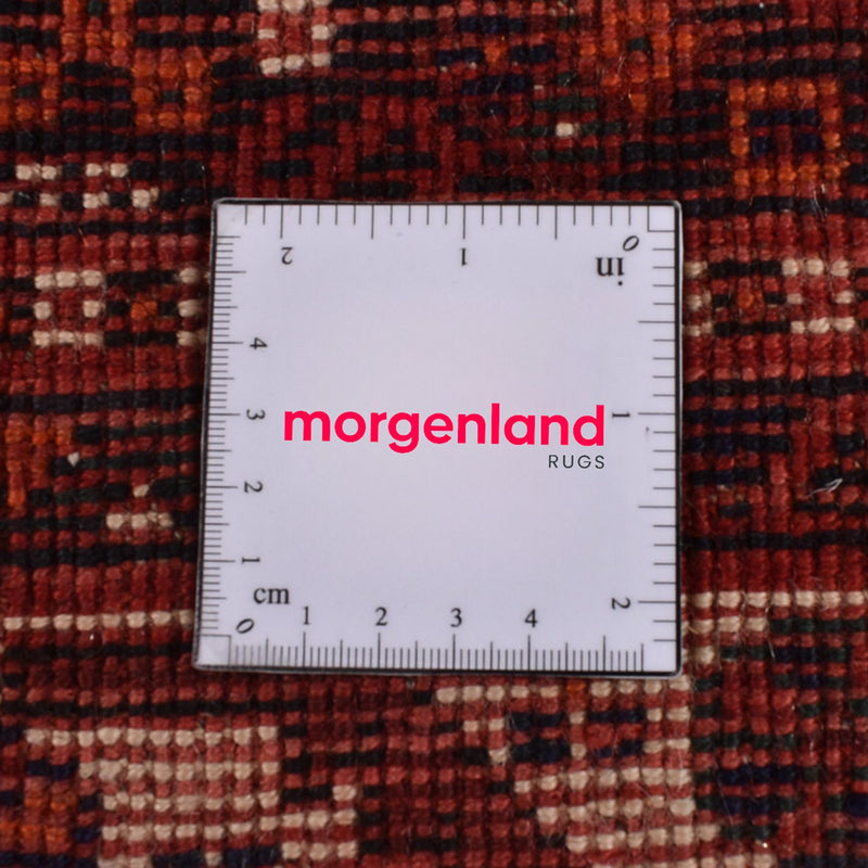 Perski dywan - Nomadyczny - 281 x 178 cm - czerwony