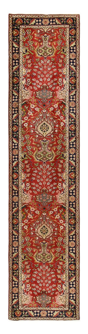 Biegacz Dywan perski - Tabriz - 400 x 92 cm - czerwony