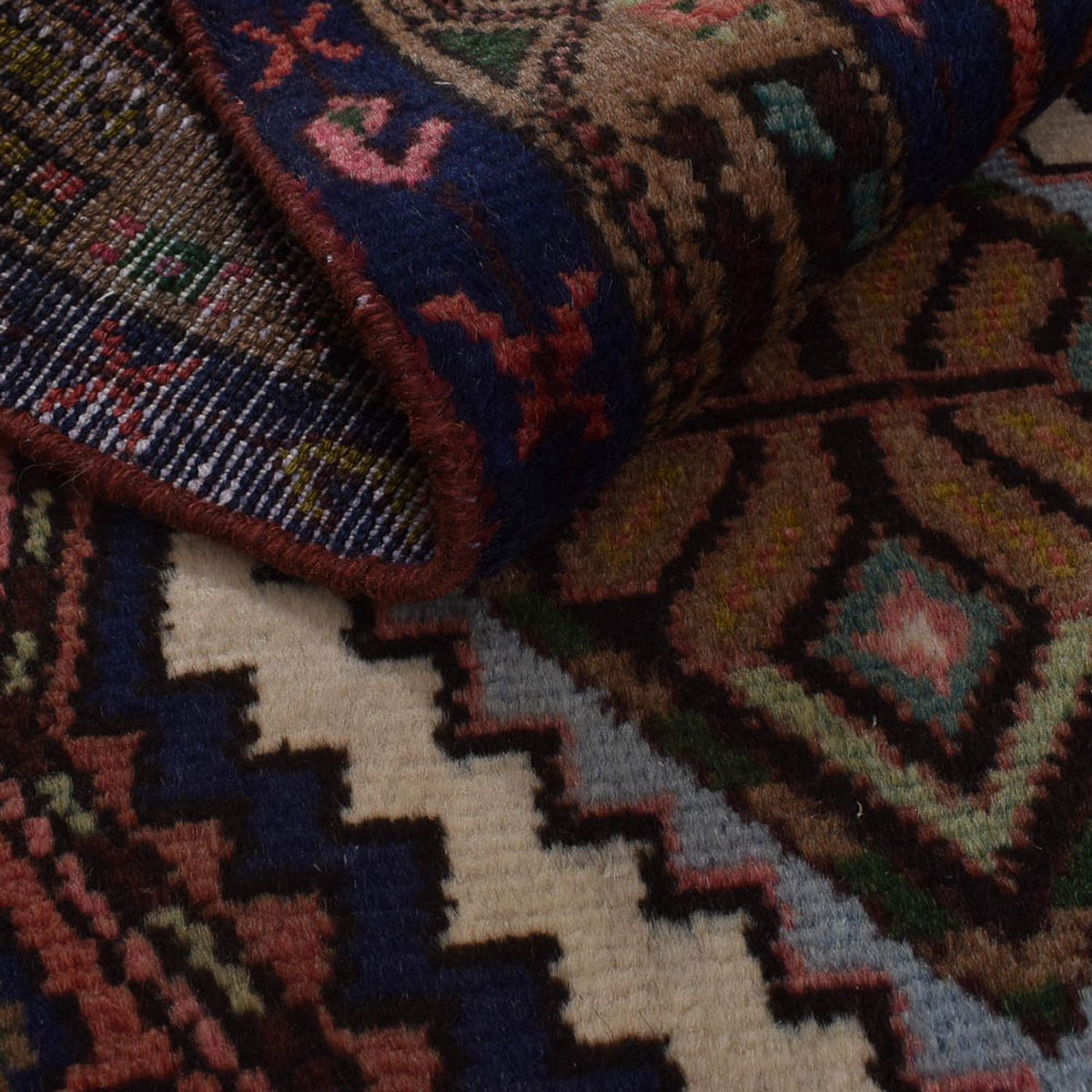 Biegacz Perski dywan - Nomadyczny - 275 x 77 cm - rdza