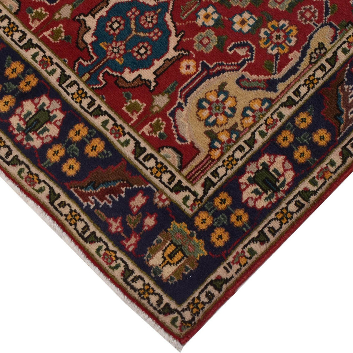 Biegacz Dywan perski - Tabriz - 306 x 72 cm - czerwony