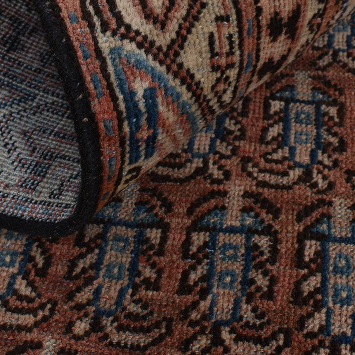 Perski dywan - Nomadyczny kształt specjalny  - 197 x 113 cm - rdza