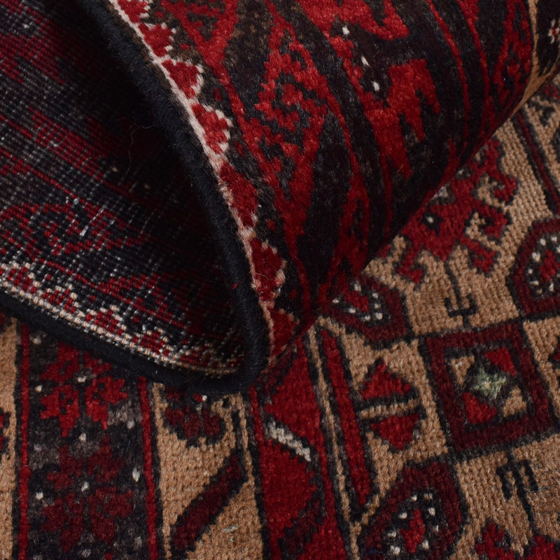 Biegacz Dywan beludżycki - 196 x 96 cm - ciemna czerwień