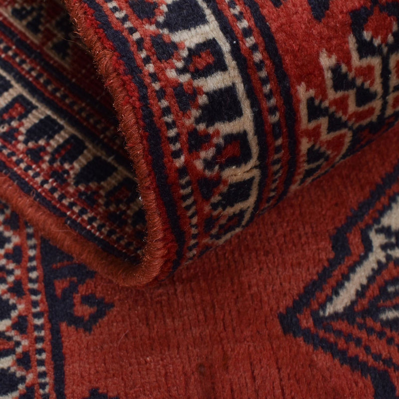 Biegacz Dywan turkmeński - 333 x 96 cm - czerwony