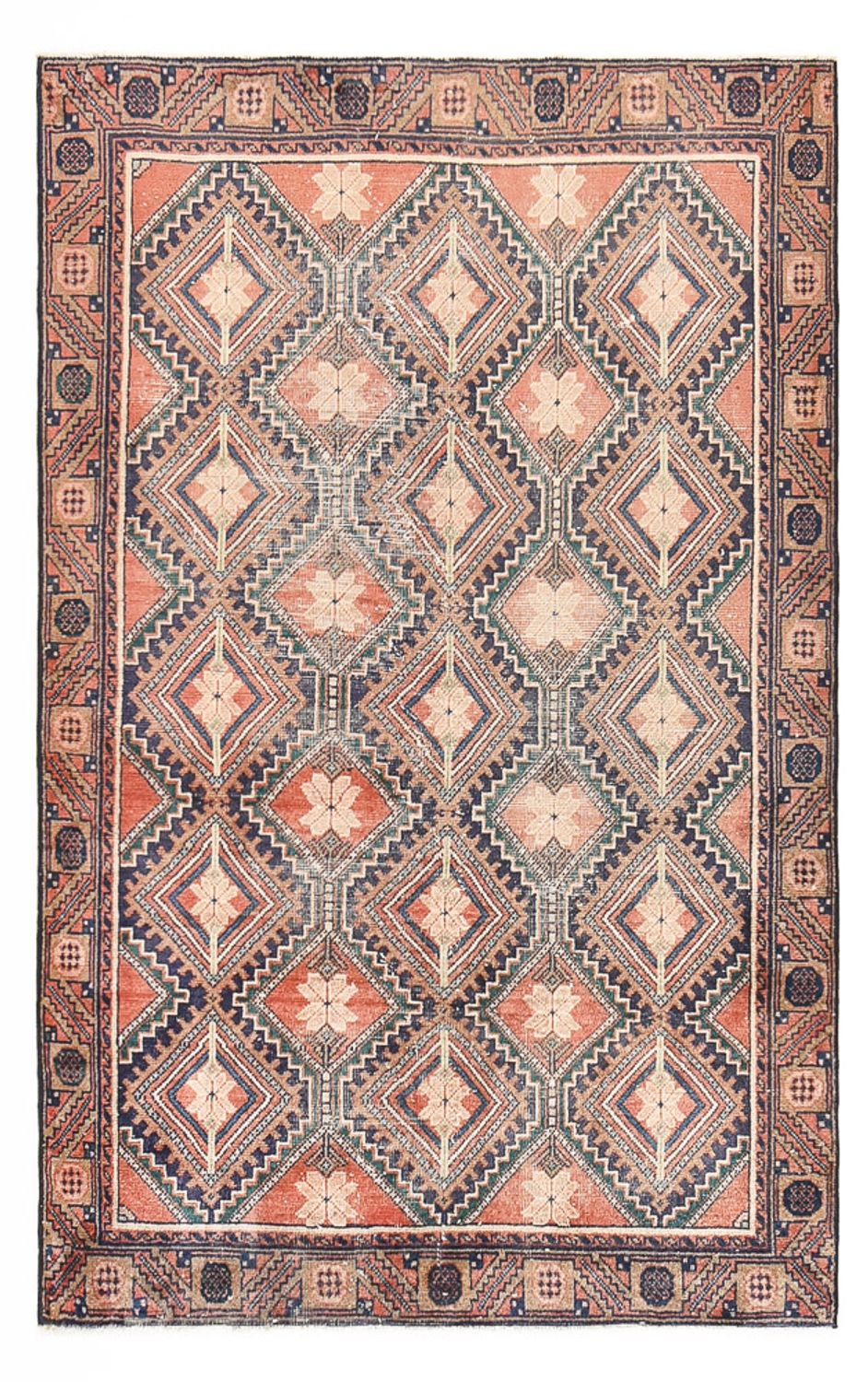 Dywan Vintage - 198 x 124 cm - wielokolorowy