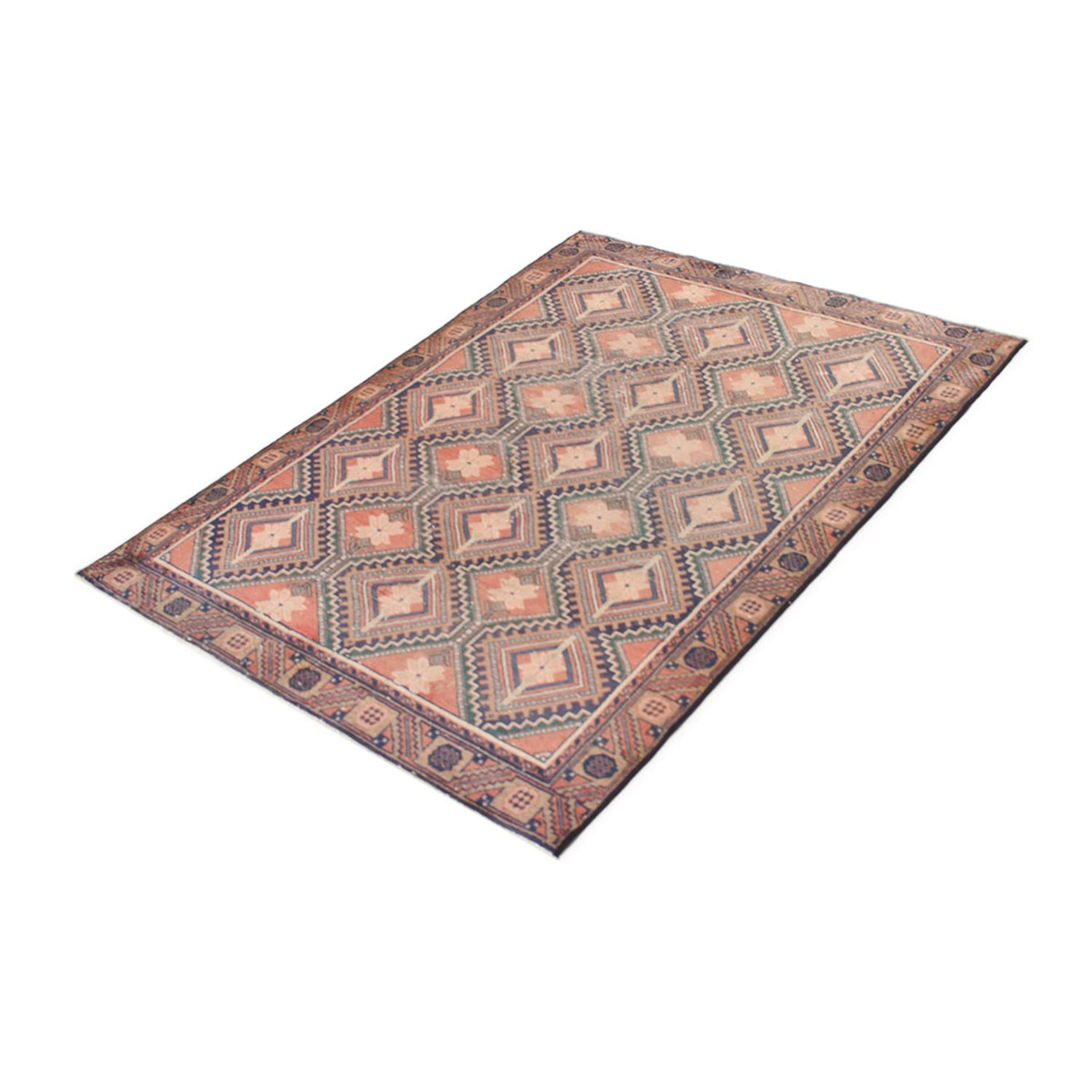 Dywan Vintage - 198 x 124 cm - wielokolorowy