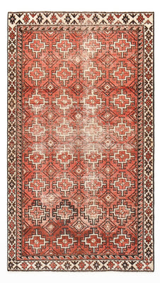 Biegacz Dywan Vintage - 194 x 108 cm - czerwony