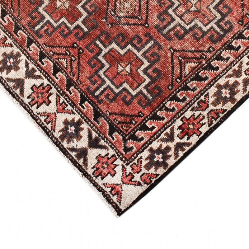 Biegacz Dywan Vintage - 194 x 108 cm - czerwony