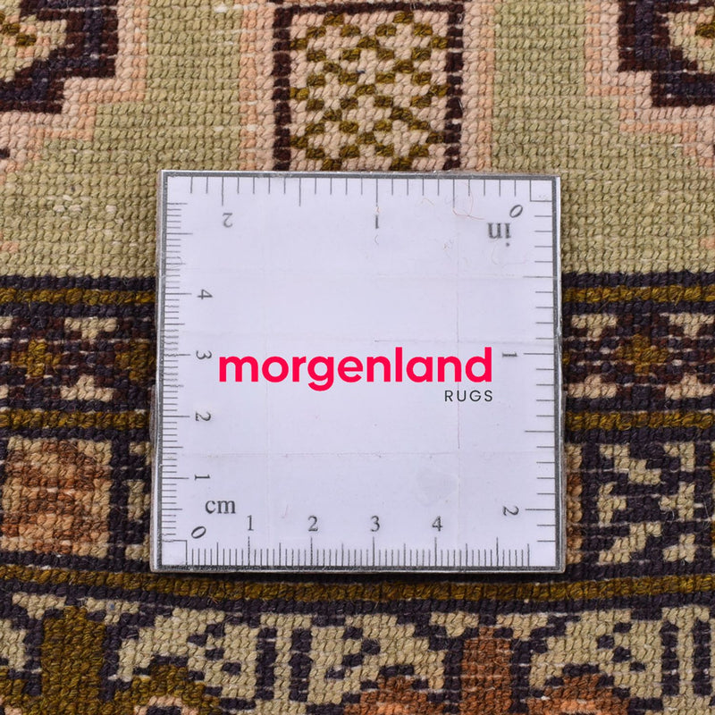 Dywan turkmeński - 213 x 146 cm - jasny beż