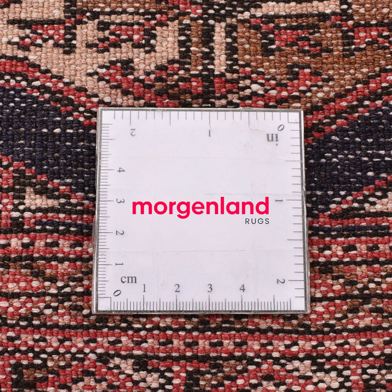 Dywan turkmeński - 190 x 129 cm - czerwony