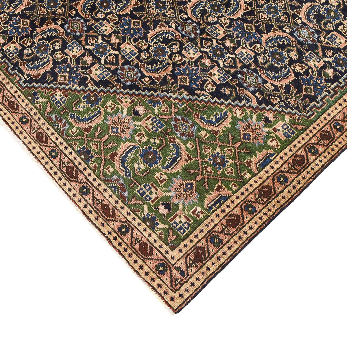 Perski dywan - Nomadyczny - 288 x 181 cm - ciemna zieleń