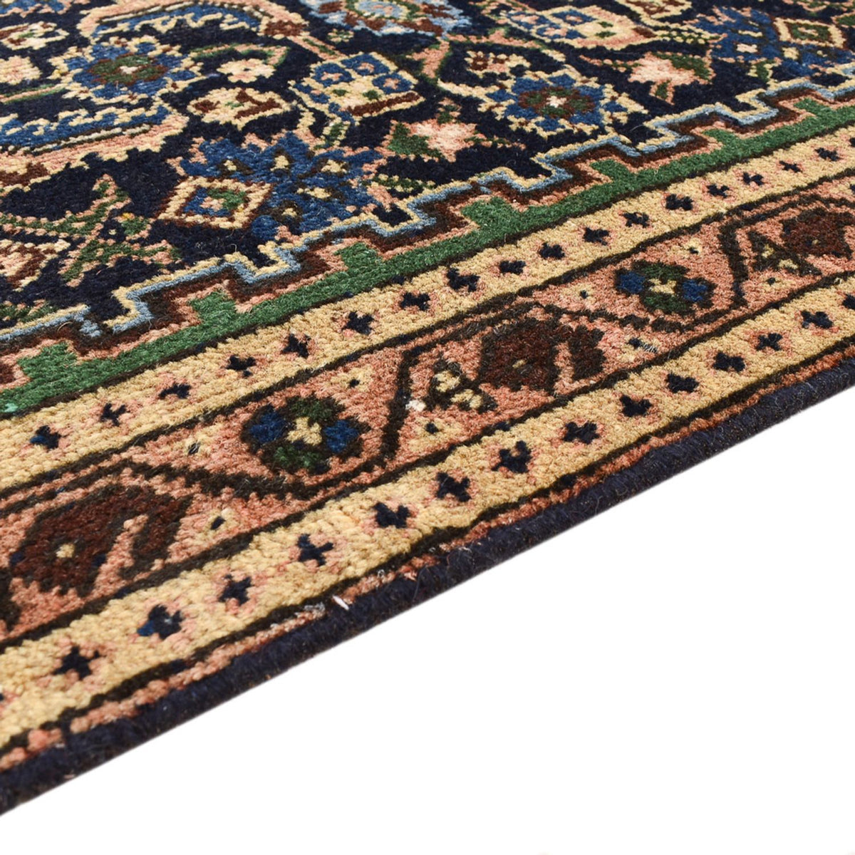 Perski dywan - Nomadyczny - 288 x 181 cm - ciemna zieleń