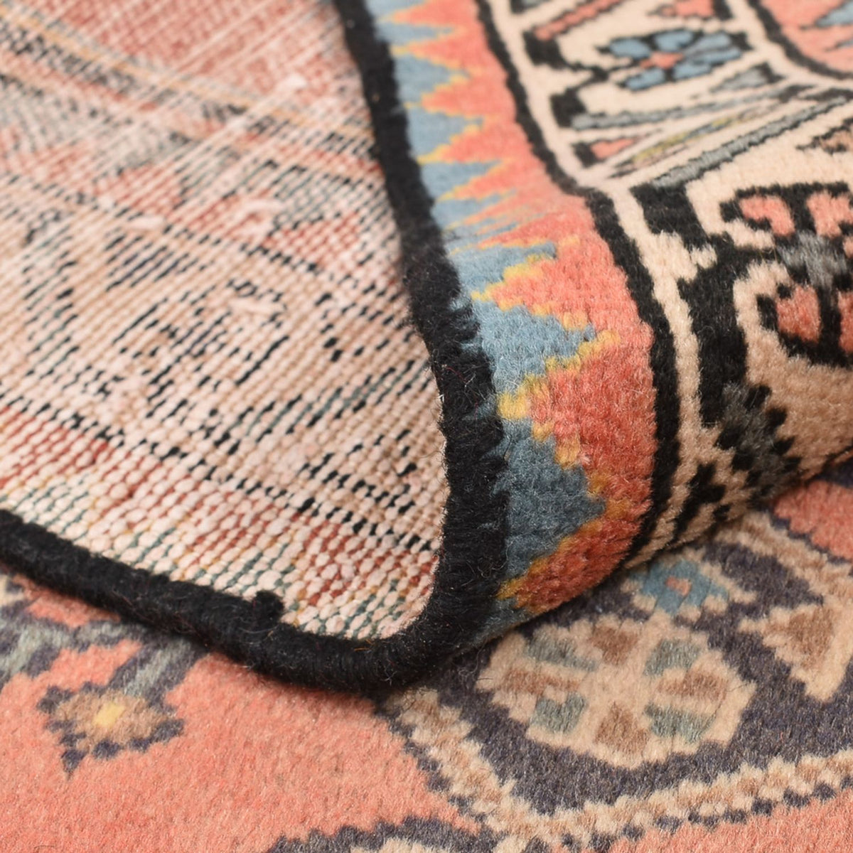 Perski dywan - Nomadyczny - 141 x 103 cm - jasna czerwień