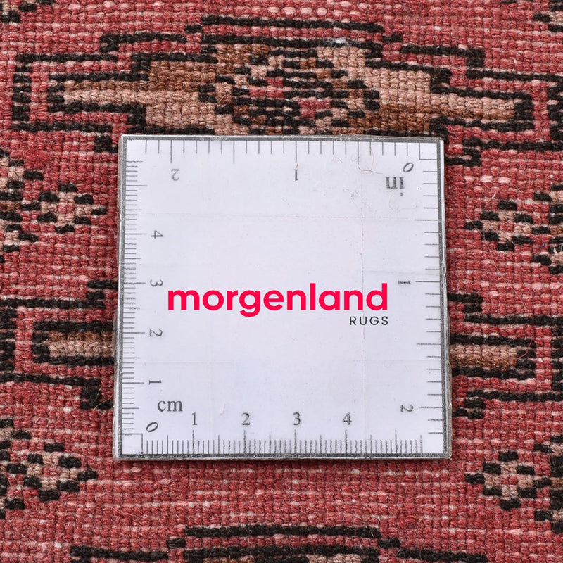 Dywan turkmeński - 128 x 90 cm - jasna czerwień