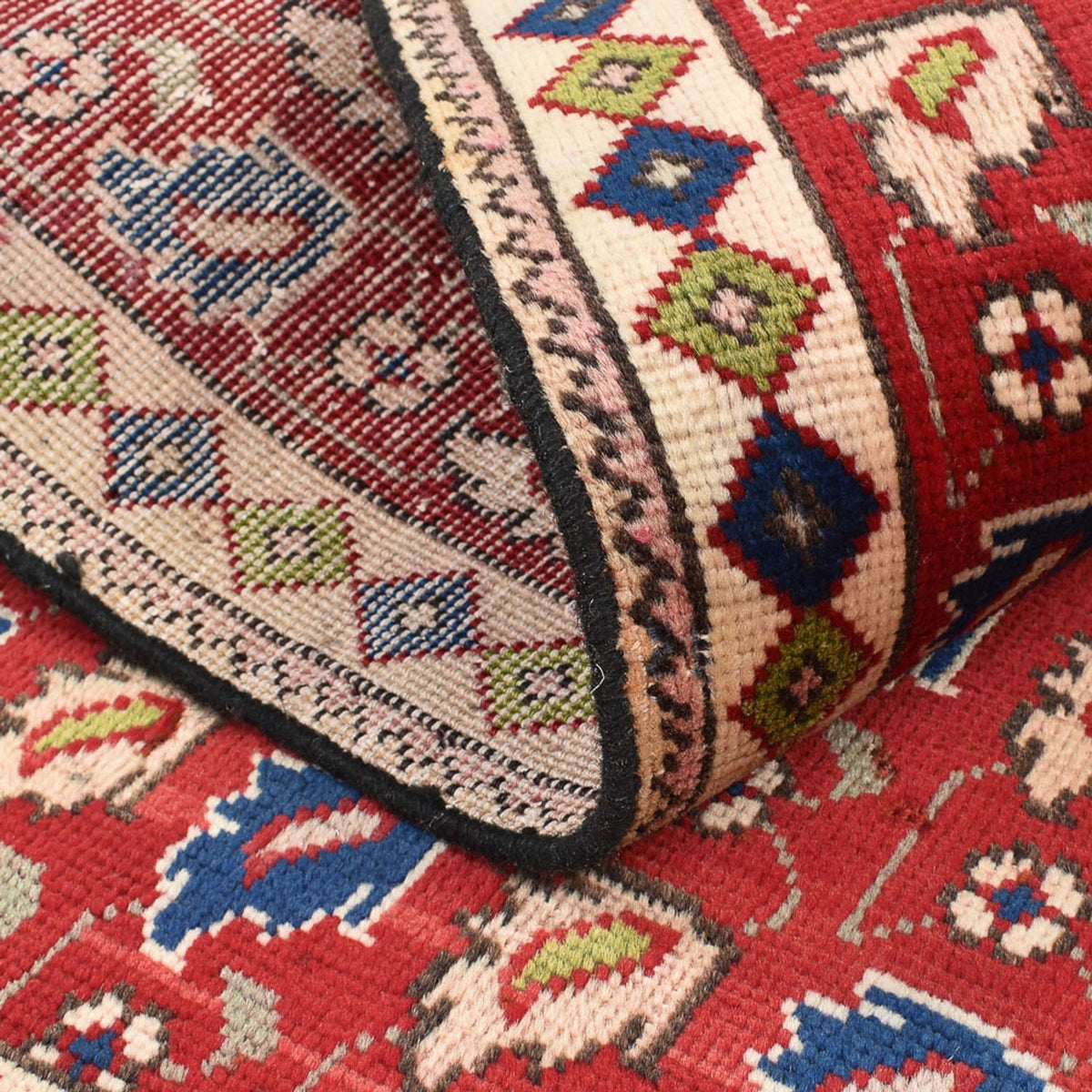 Dywan perski - Tabriz - 140 x 96 cm - czerwony